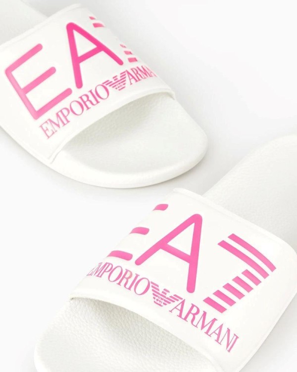  Sandalias Chancletas Mujer EA7 Blanco XCP001 XCC22