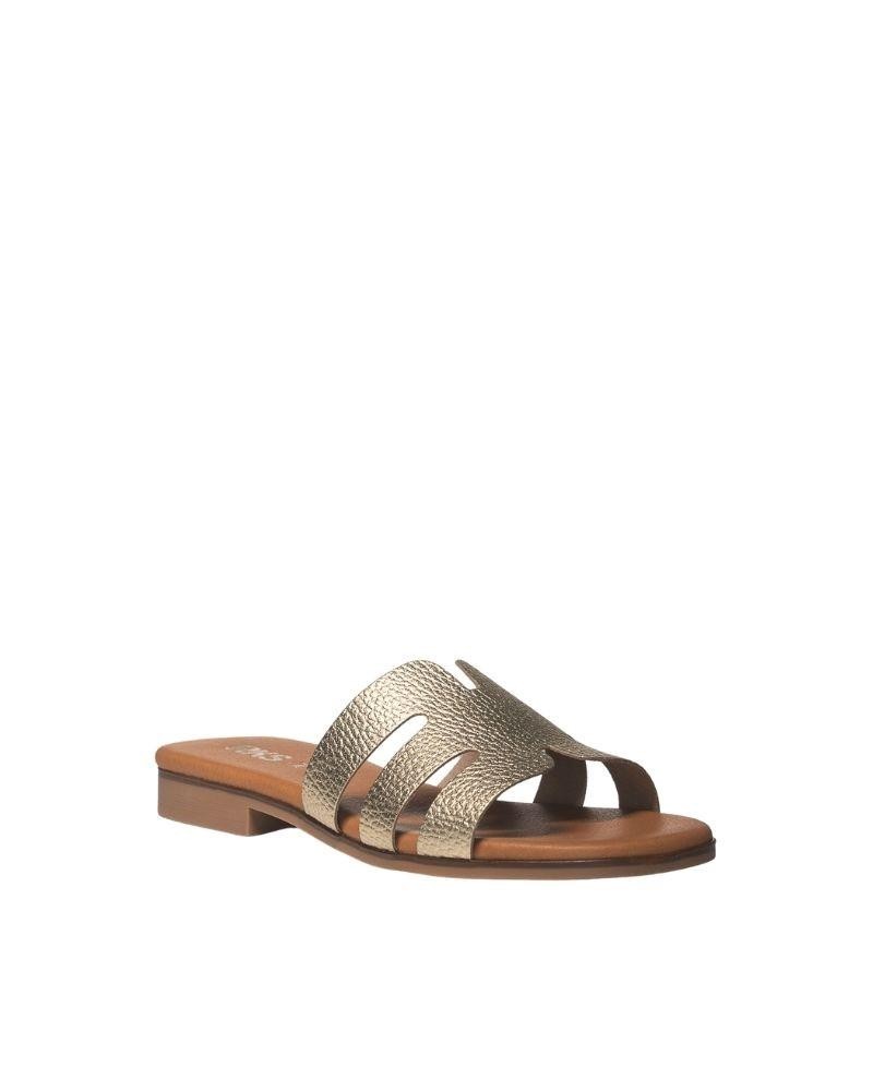 RKS Sandalias Abiertas Mujer Oro 3076