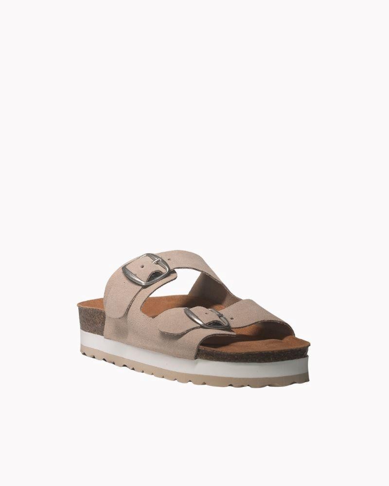 RKS Sandalias Abiertas Mujer Beige 11097