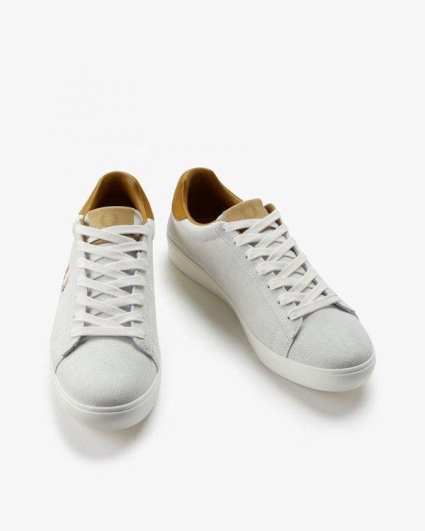 Sapatilhas Baixas Homem FRED PERRY Branco B5309