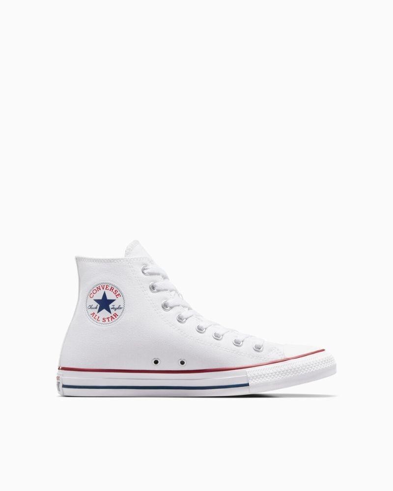 Zapatillas blancas de lona mujer Converse All Star, diseño clásico y versátil