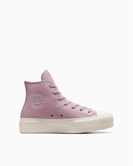 Sapatilhas Altas Mulher CONVERSE Roxo A07130C LONA CHUCK TAYLOR ALL STAR LIFT
