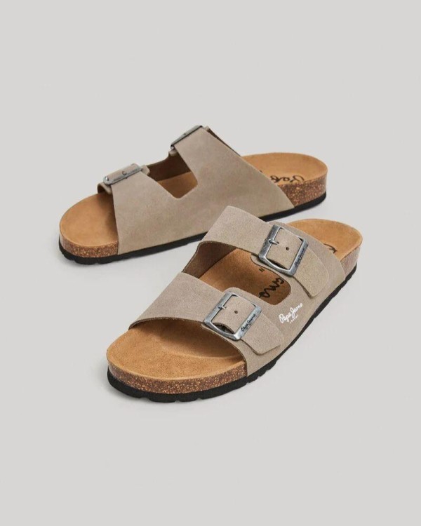 Sandalhas Abertas Homem PEPE JEANS Beige PMS90112