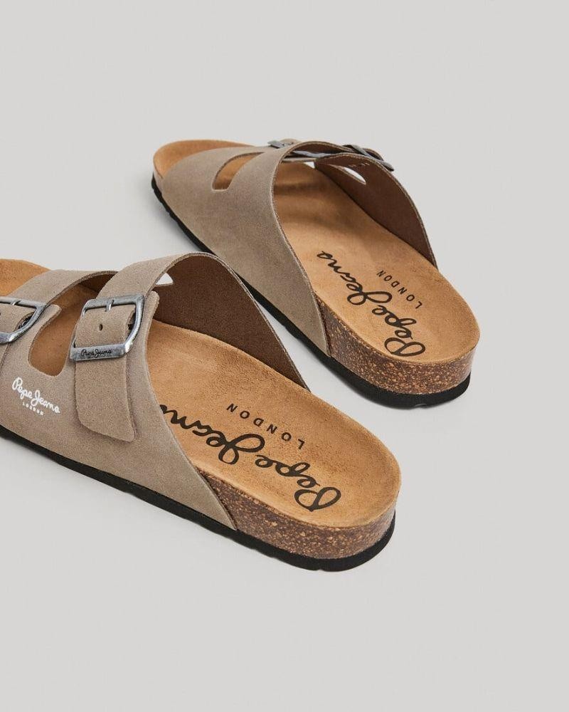 Sandalhas Abertas Homem PEPE JEANS Beige PMS90112
