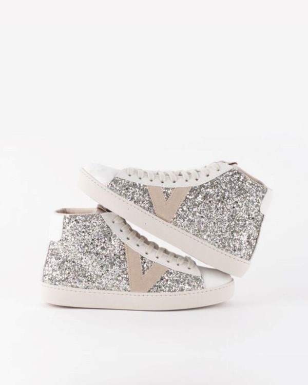 VICTORIA Botas Altas Mulher Prata 1126189