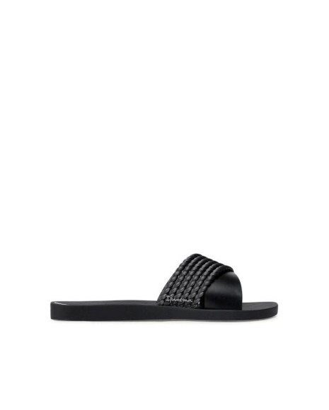 Sandalias planas Ipanema para mujer color negro, modernas y versátiles