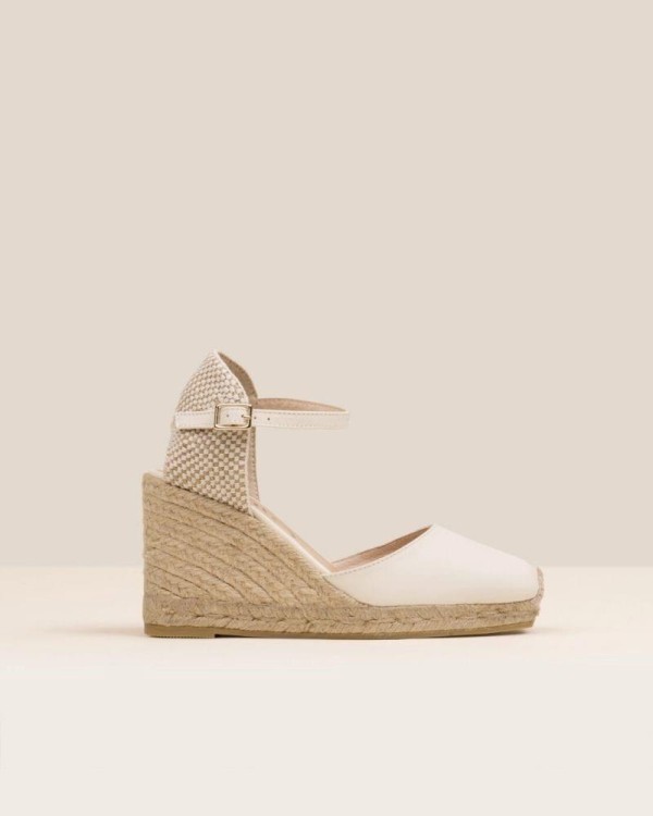 Alpargatas Gaimo para mujer de color blanco modelo Yosie