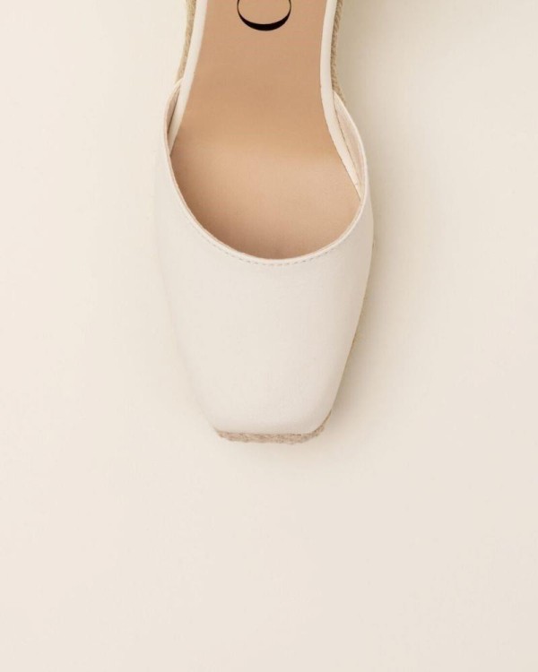  Sandalias Alpargatas Mujer Gaimo Blanco YOSIE