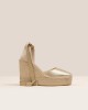  Sandalias Alpargatas Mujer Gaimo Oro TEDIE
