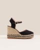  Sandalias Alpargatas Mujer Gaimo Negro TIRI