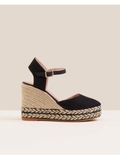  Sandalias Alpargatas Mujer Gaimo Negro TIRI