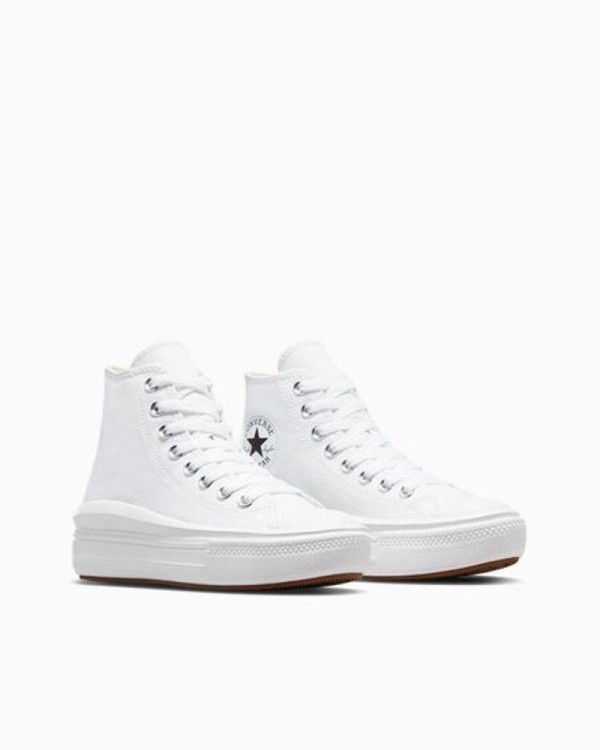 Zapatillas blancas mujer Converse lona Chuck Taylor