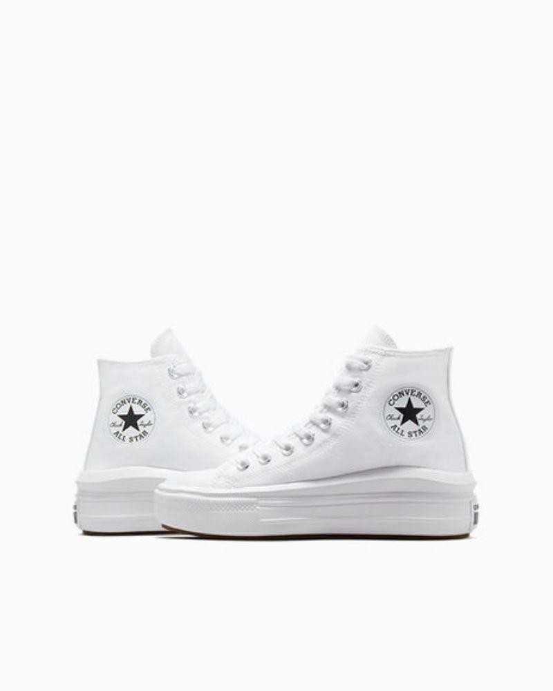 Sapatilhas brancas mulher Converse lona Chuck Taylor