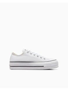 Zapatillas blancas de lona mujer Converse Chuck Taylor Canvas, estilo casual