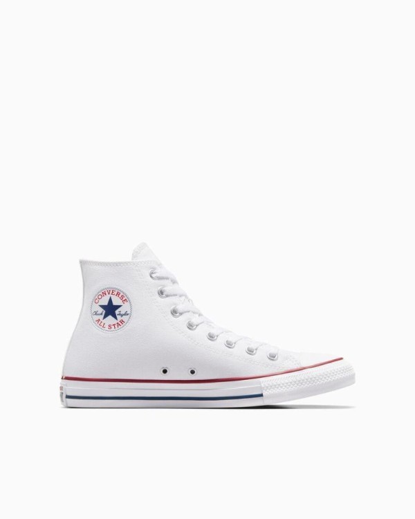 Zapatillas blancas de lona mujer Converse Chuck Taylor All Star, estilo icónico y cómodo