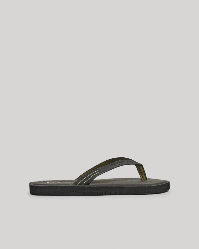  Sandalias Abiertas Chancletas Hombre PEPE JEANS Negro PMS70141 SURF ISLAND