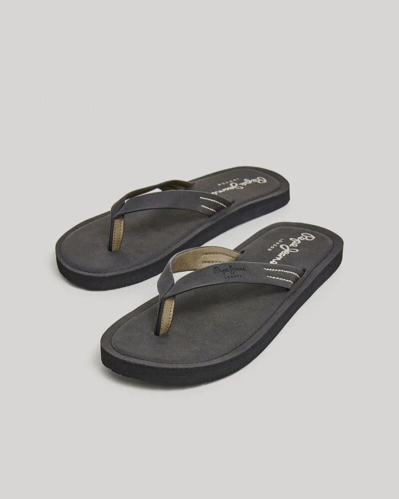  Sandalias Abiertas Chancletas Hombre PEPE JEANS Negro PMS70141 SURF ISLAND