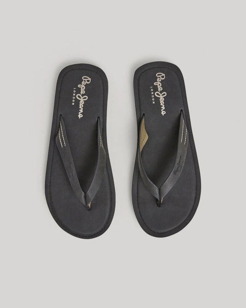  Sandalias Abiertas Chancletas Hombre PEPE JEANS Negro PMS70141 SURF ISLAND