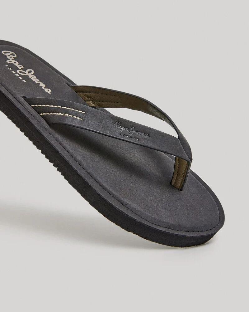  Sandalias Abiertas Chancletas Hombre PEPE JEANS Negro PMS70141 SURF ISLAND