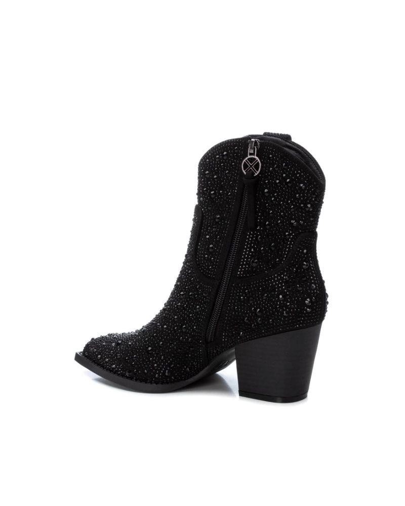XTI Botines Cowboy Mujer Negro 141723