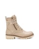 CARMELA Botas Militares Mulher Bege 161028