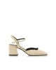 Sandalias De Tacón Cerradas Mujer Beige 59669 ROSALIE