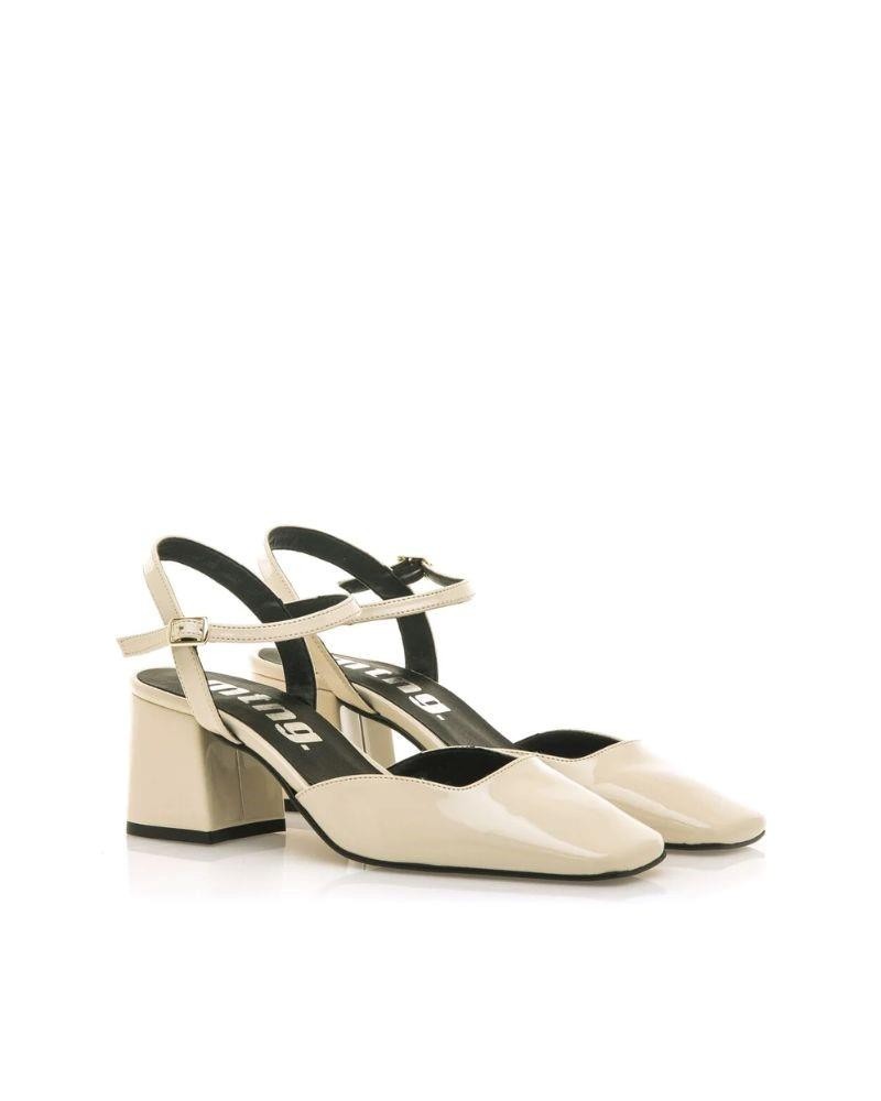 Sandalias De Tacón Cerradas Mujer Beige 59669 ROSALIE
