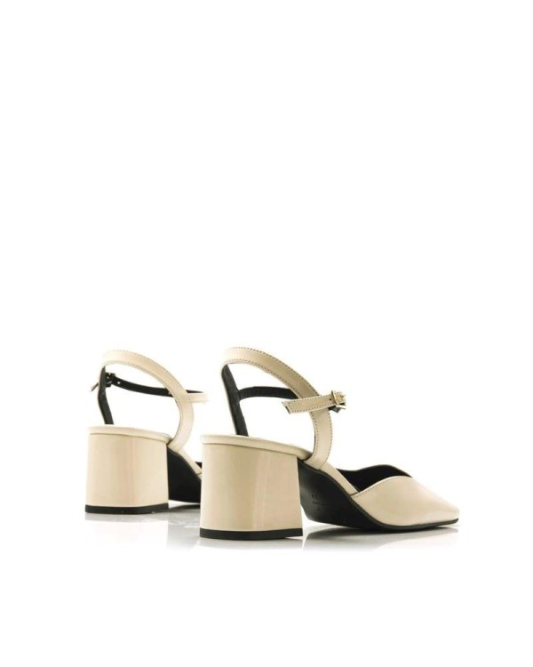 Sandalias De Tacón Cerradas Mujer Beige 59669 ROSALIE