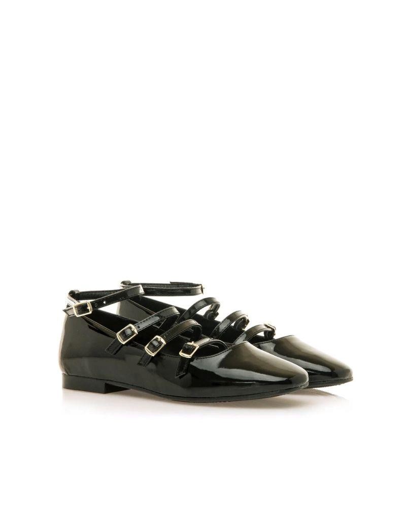 MUSTANG Zapatos Bailarinas Mujer Negro 59777 CAMILLE MARY JANE