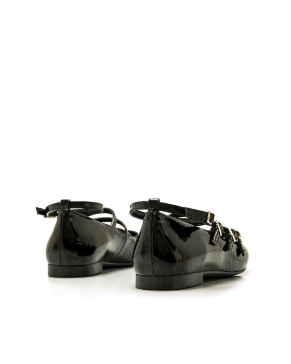 MUSTANG Zapatos Bailarinas Mujer Negro 59777 CAMILLE MARY JANE