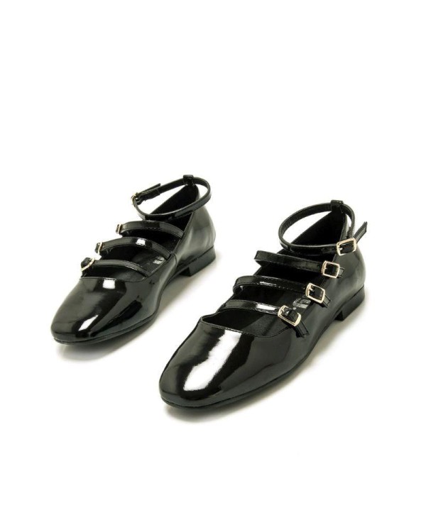 MUSTANG Zapatos Bailarinas Mujer Negro 59777 CAMILLE MARY JANE