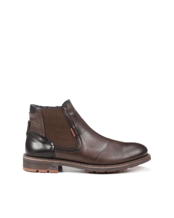 FLUCHOS Botines Chelsea Hombre Marrón F1343 Made In Spain.