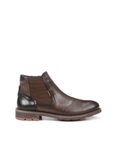 FLUCHOS Botins Chelsea Hombre Castanho F1343 Made In Spain.