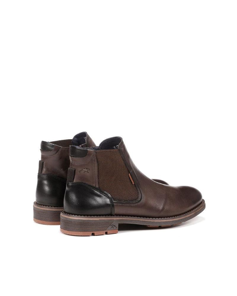 FLUCHOS Botins Chelsea Hombre Castanho F1343 Made In Spain.