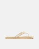  Sandalias De dedo Chancletas Mujer TOMMY HILFIGER Beige FW0FW07905