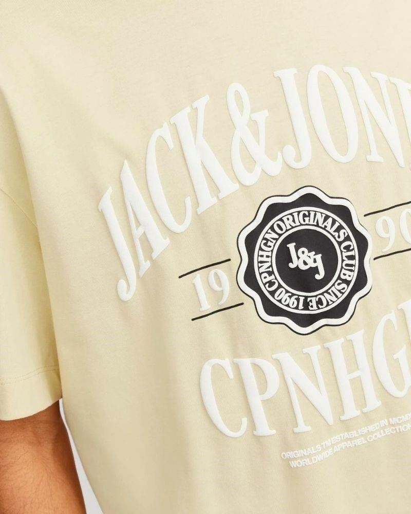  Camisetas Manga corta Hombre JACK AND JONES Amarrillo 12251899 JORLUCCA