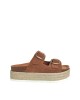  Sandalias Abiertas Mujer RKS Marrón 11913