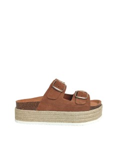 Sandalias Abertas Mulher RKS Castanho 11913
