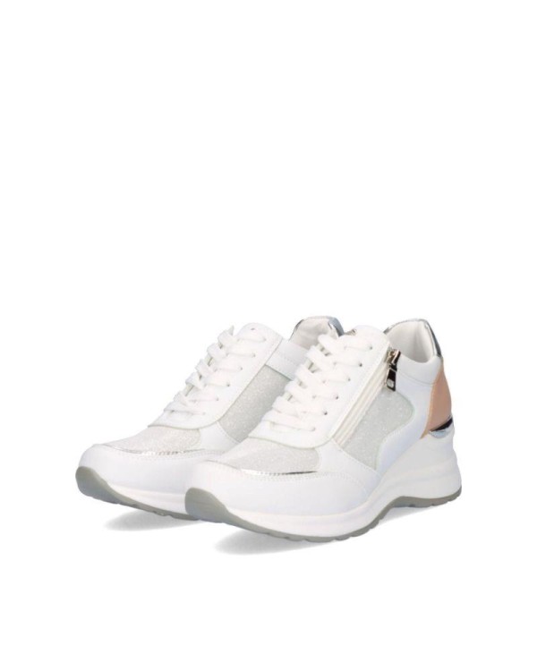 Zapatillas blancas mujer Exe modernas