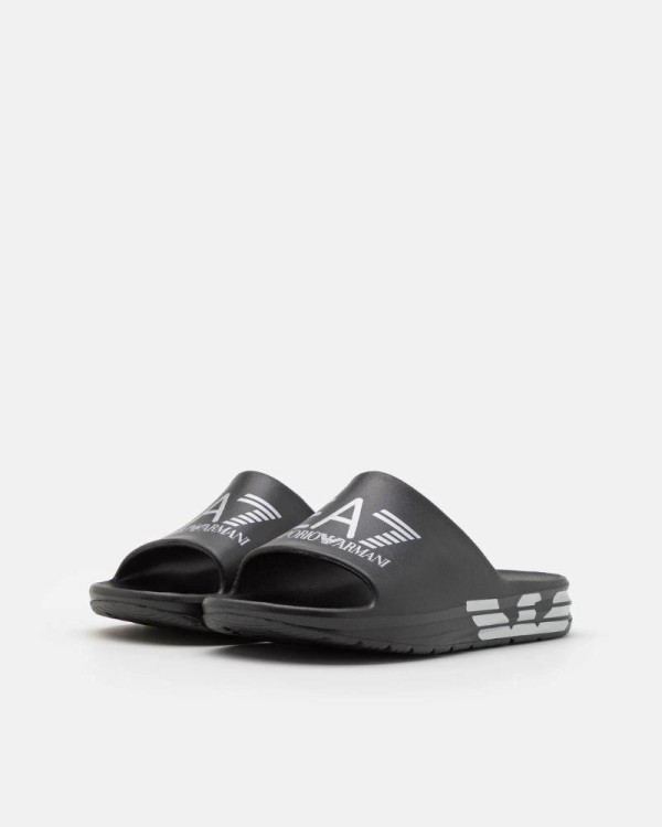  Sandalias Chancletas Hombre EA7 Negro XBP008 XK337