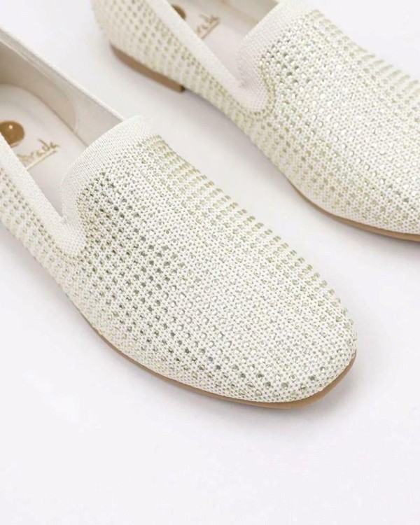 LA STRADA Zapatos Mocasines Mujer Beige 2021004