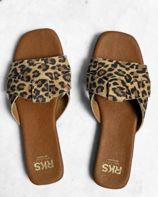  Sandalias Abiertas Mujer RKS Animal Print 5540