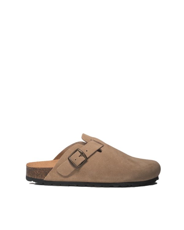 Sandalias planas RKS taupe para mujer, elegantes y versátiles