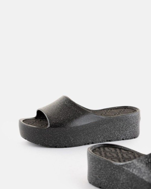  Sandalias Chancletas Mujer Lemon Jelly Negro FIORELLA