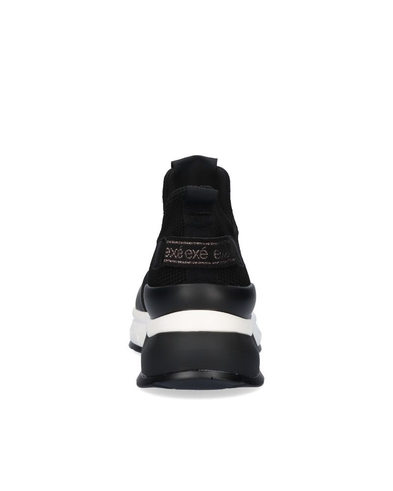 Zapatillas urbanas estilo bajo negro Exe