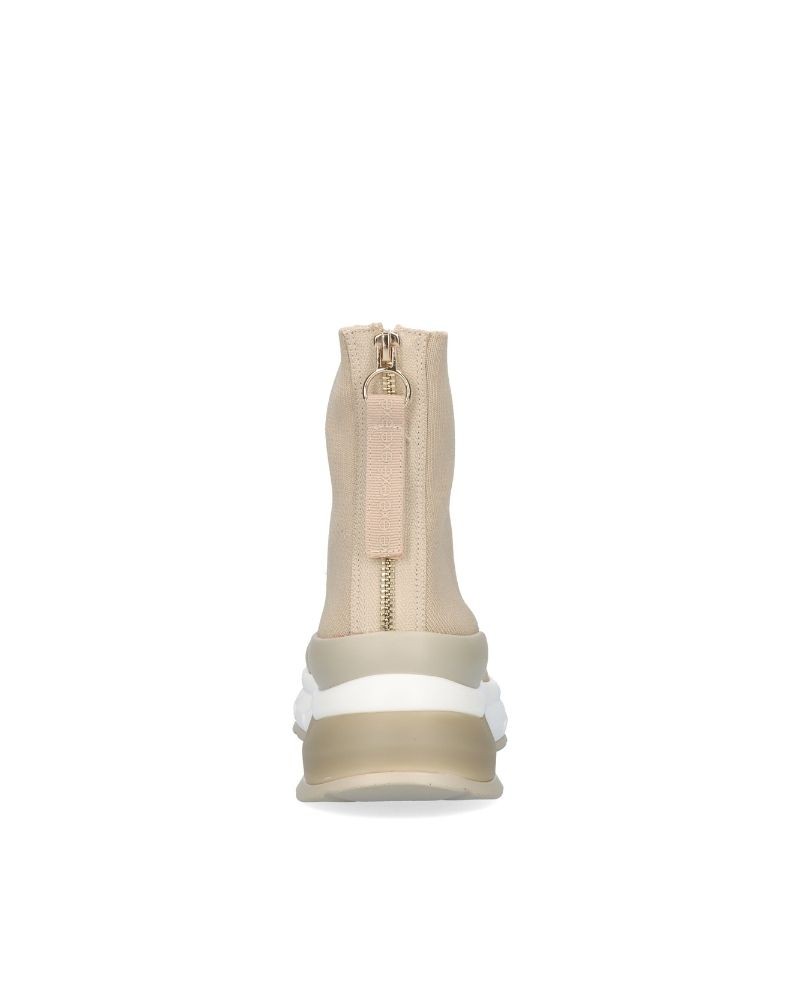 EXE Zapatillas Altas Mujer Beige 566 232EX34