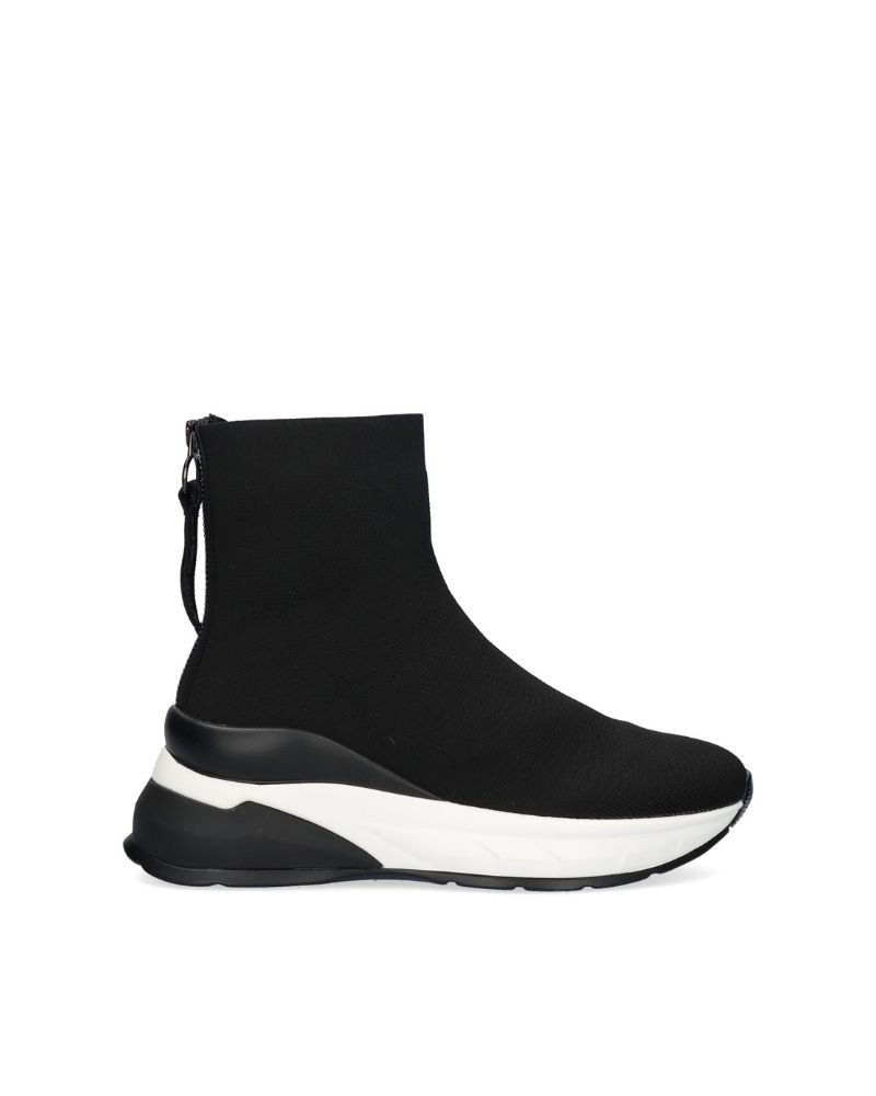 Ténis altos femininos preto Exe