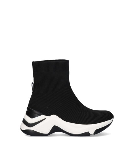 Zapatillas altas de mujer en color negro Exe, diseño moderno y casual para un estilo urbano