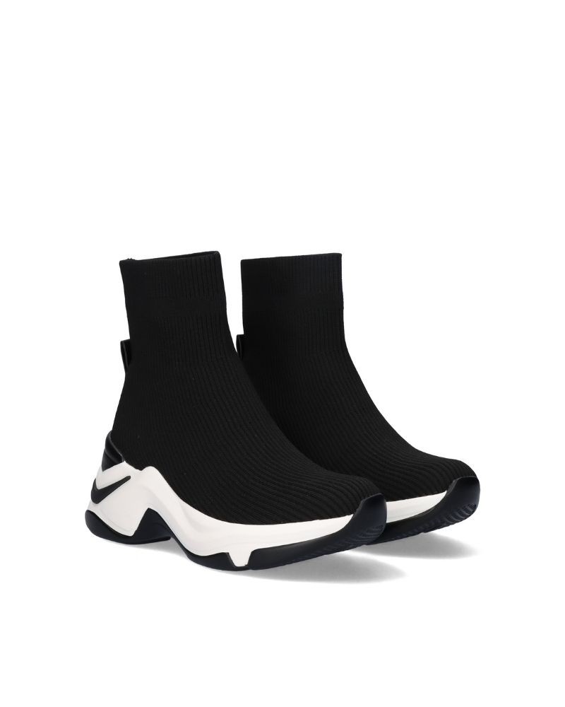 Sapatilhas altas mulher preto Exe