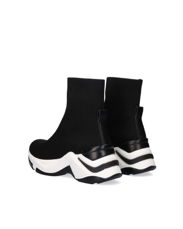 Sapatilhas altas mulher preto Exe